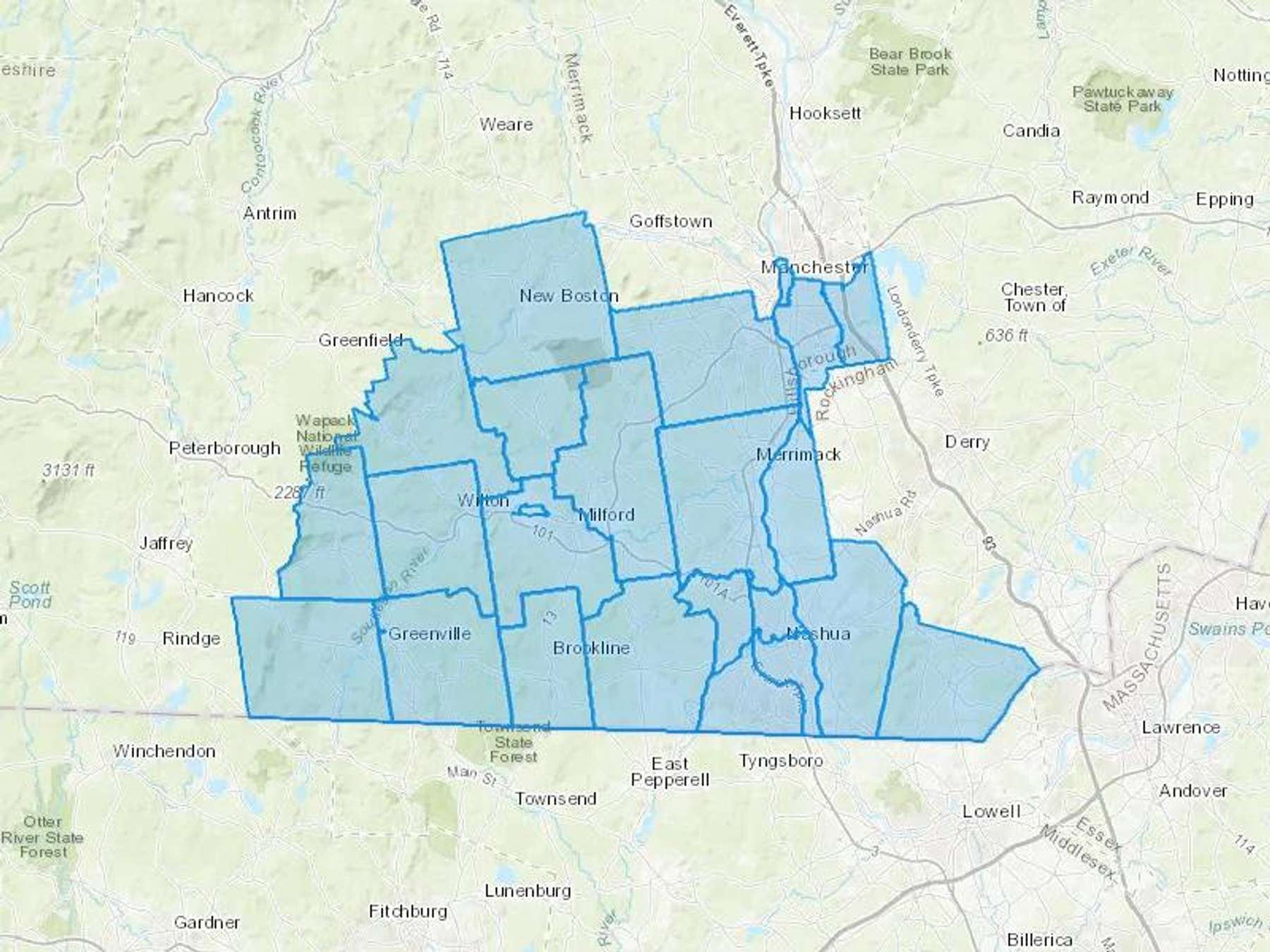 Lorden Home Climate Company Cash Heating Oil Delivery Map Map With The Lorden Home Climate Company Heating Oil Delivery Area Shaded In Blue