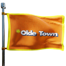 Olde Town Oil Heating Oil Prices Flag Photo of Olde Town Oil flag denoting best heating oil prices the company offers