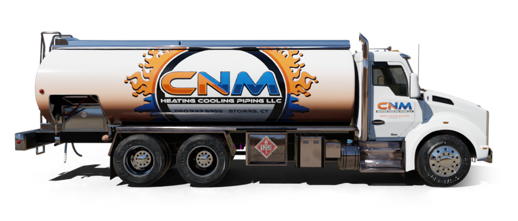 D.A.D.S. Oil Service Heating Oil Truck D.A.D.S. Oil Service residential home heating oil truck on an overcast day in Mount Sinai, Long Island, New York delivering fuel oil.