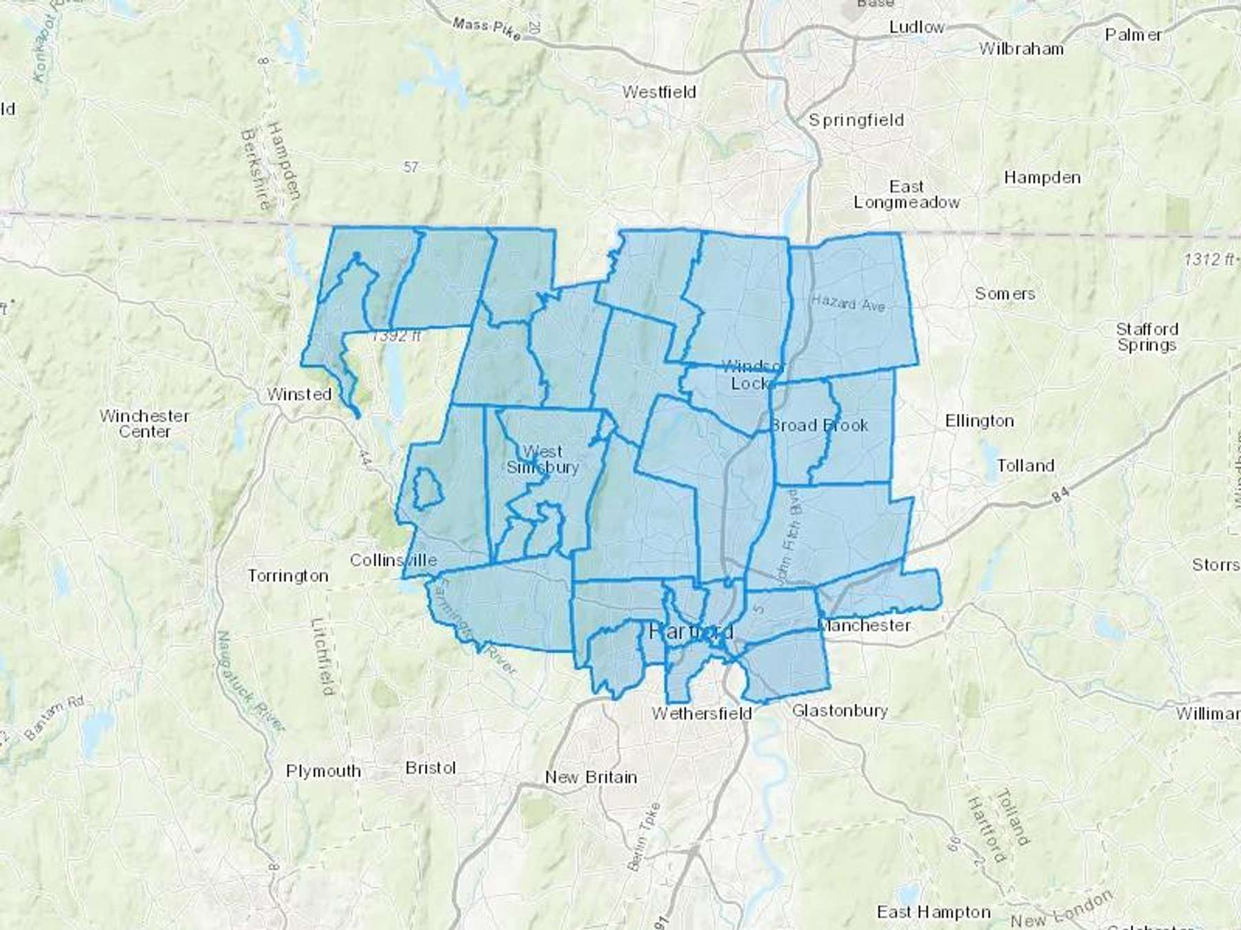West Side Oil Co Cash Heating Oil Delivery Map Map With The West Side Oil Co Heating Oil Delivery Area Shaded In Blue