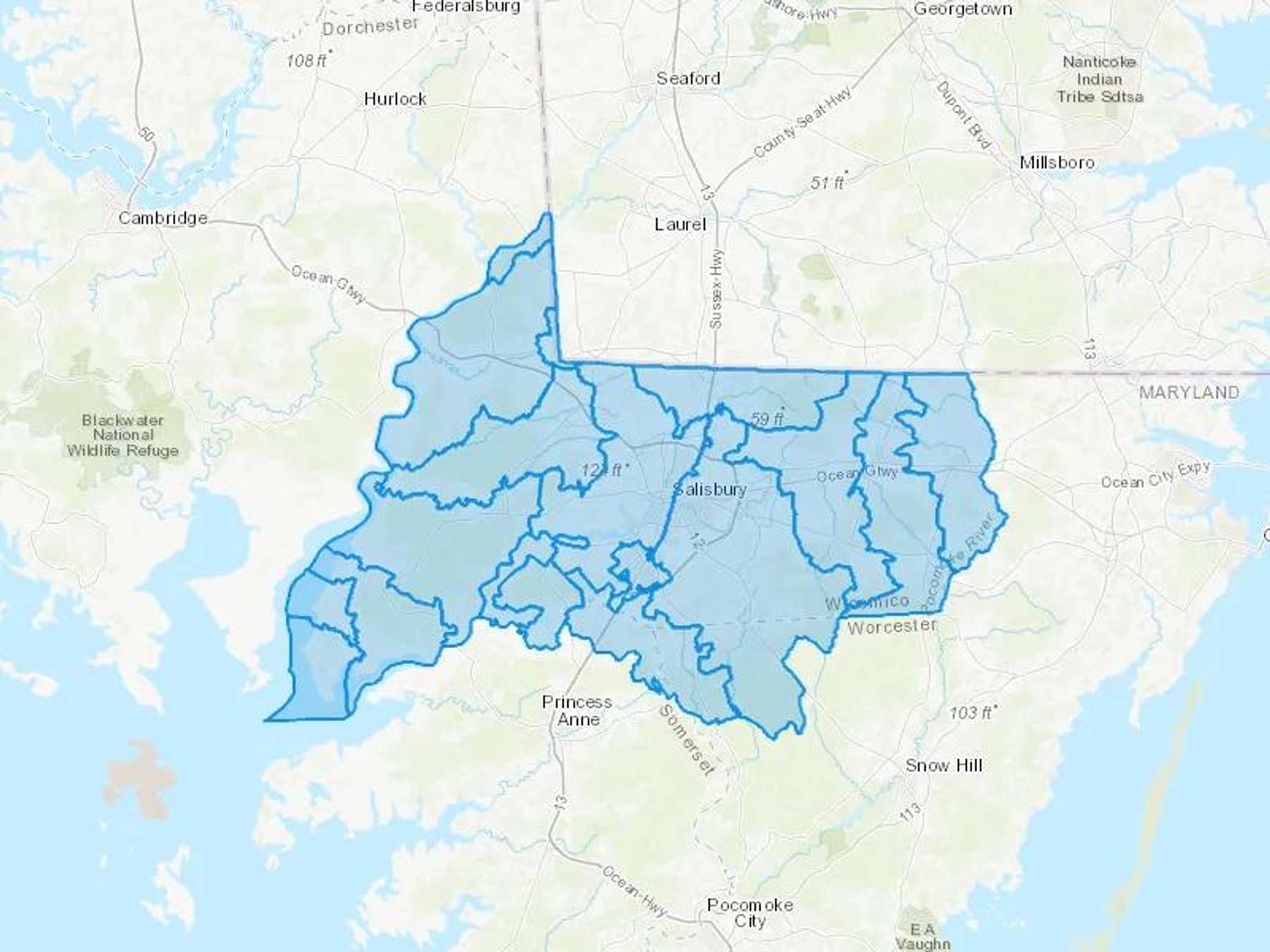 Cato Inc Cash Heating Oil Delivery Map Map With The Cato Inc Heating Oil Delivery Area Shaded In Blue