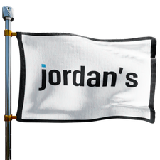 Jordan's Fuel Heating Oil Prices Flag Photo of Jordan's Fuel flag denoting best heating oil prices the company offers