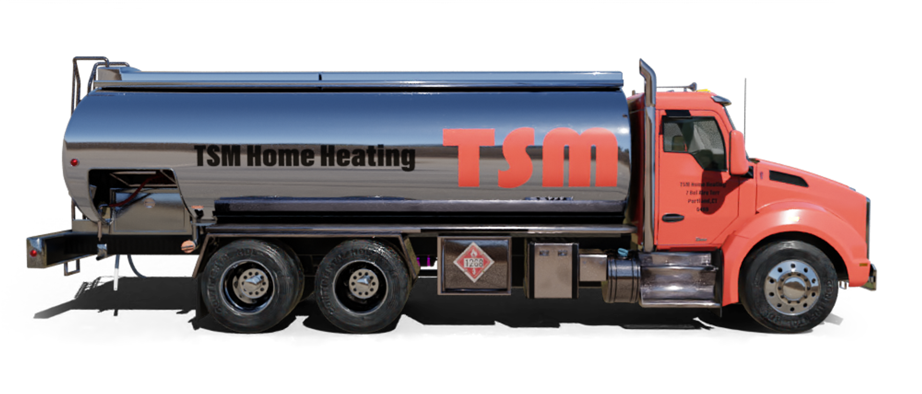 Heatly Oil truck Heatly Oil Truck in front of metro line