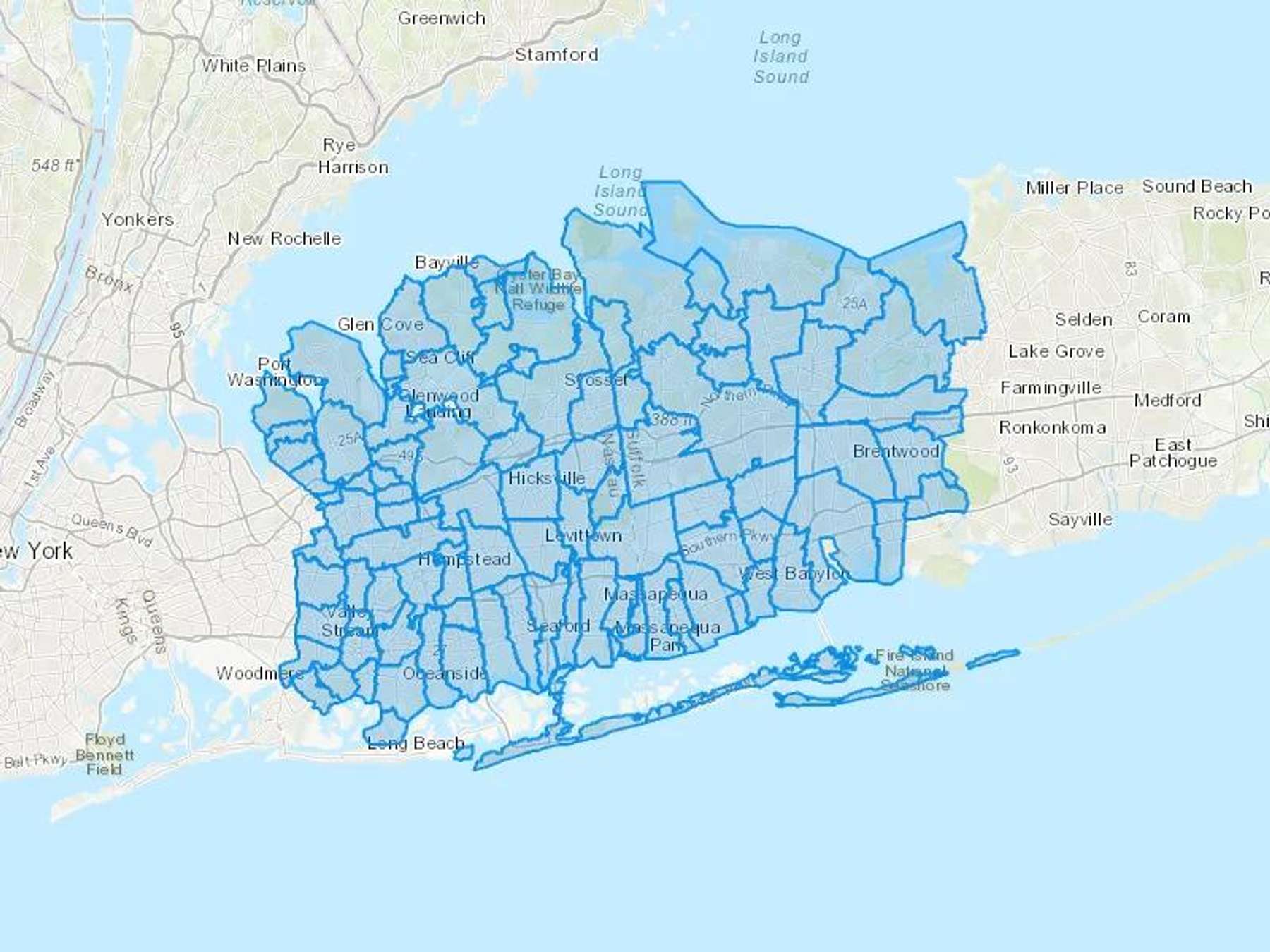 Abalene Plumbing & Heating Inc Cash Heating Oil Delivery Map Map With The Abalene Plumbing & Heating Inc Heating Oil Delivery Area Shaded In Blue