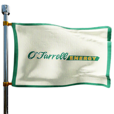 O'Farrell Energy Heating Oil Prices Flag Photo of O'Farrell Energy flag denoting best heating oil prices the company offers