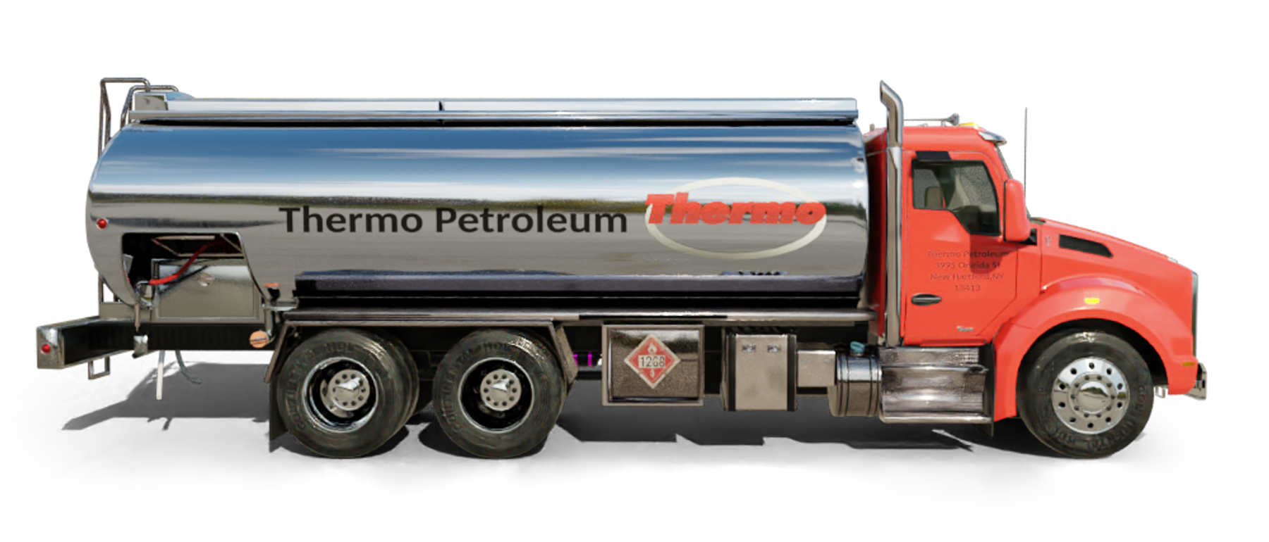 Troiano Fuel Oil Heating Oil Truck  Troiano Fuel Oil residential home heating oil truck at the intersection of NY 27 and Mill Road in Valley Stream, Long Island, New York delivering fuel oil.