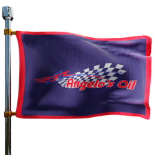 Angelo's Oil Heating Oil Prices Flag Photo of Angelo's Oil flag denoting best heating oil prices the company offers