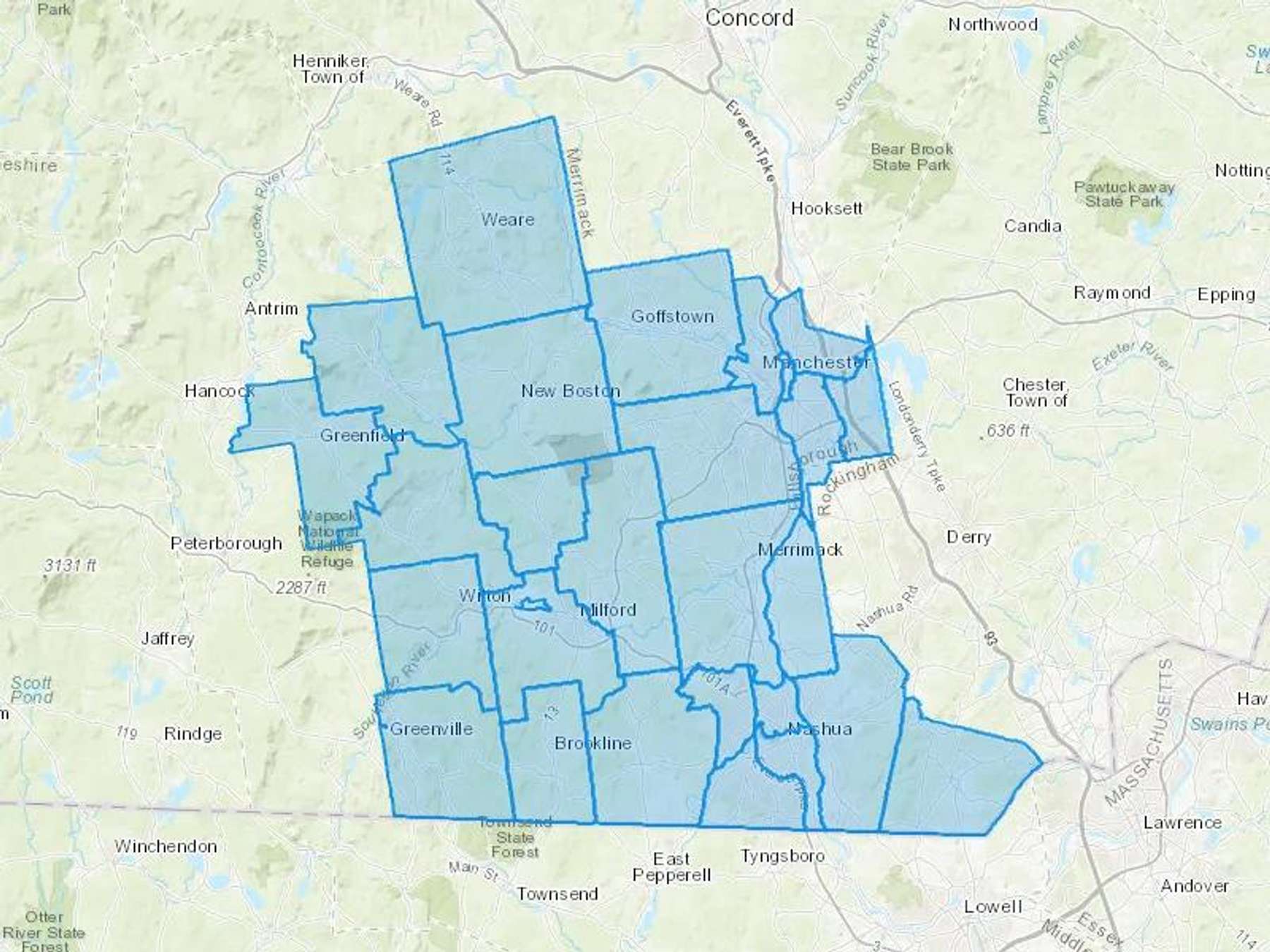 Rick Wenzel Oil Cash Heating Oil Delivery Map Map With The Rick Wenzel Oil Heating Oil Delivery Area Shaded In Blue
