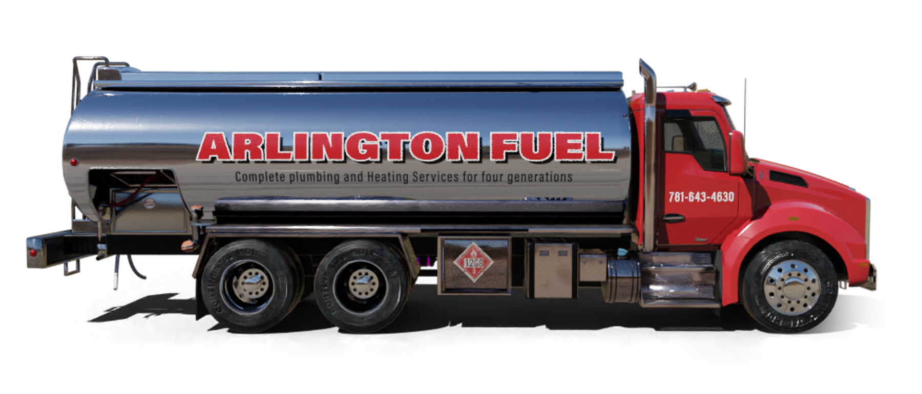 Bay Way Fuel Heating Oil Truck Bay Way Fuel residential home heating oil truck at the Maple Avenue Marina in Bay Shore, Long Island, New York delivering fuel oil.