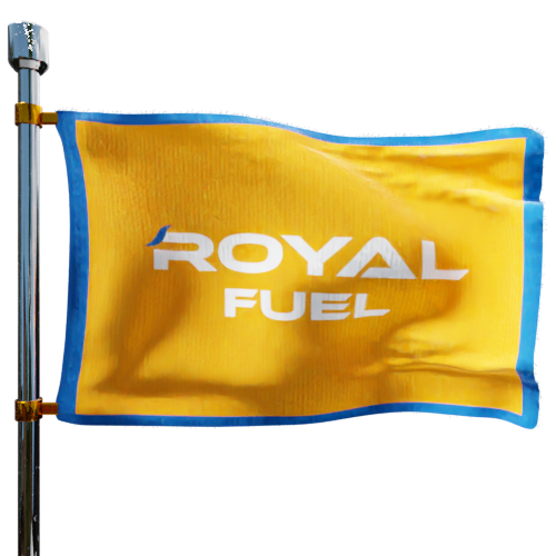 Royal Fuel cash heating oil price logo