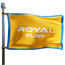 Royal Fuel Heating Oil Prices Flag Photo of Royal Fuel flag denoting best heating oil prices the company offers