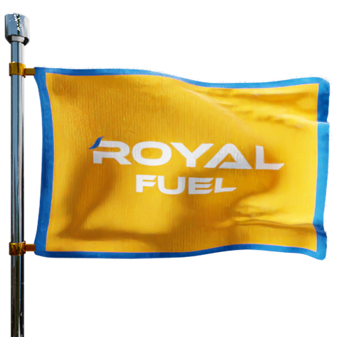 Royal Fuel Heating Oil Prices Flag Photo of Royal Fuel flag denoting best heating oil prices the company offers