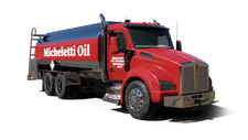 Micheletti Oil Services Cash Heating Oil truck Photo of a Micheletti Oil Services heating oil truck