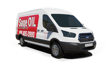 Sage Oil furnace repair van Photo of a Sage Oil furnace repair van