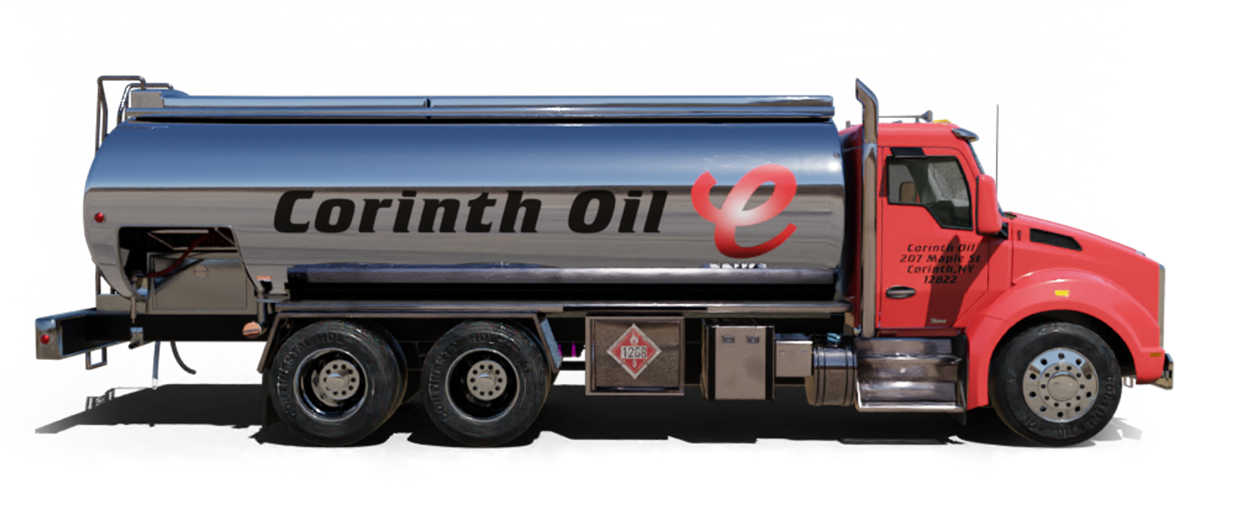 Devoe Fuel Oil Heating Oil Truck Devoe Fuel Oil residential home heating oil truck on a cloudy afternoon in Shirley, Long Island, New York delivering fuel oil.