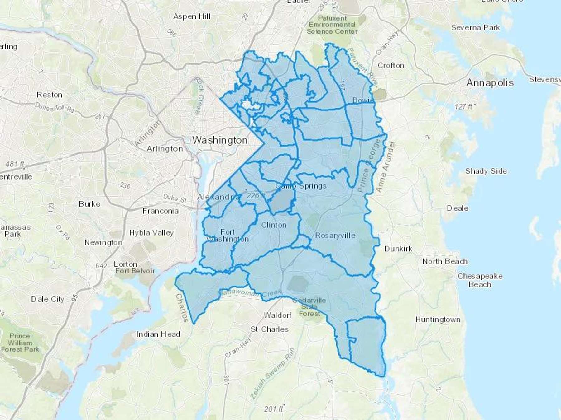 Price Oil Company Cash Heating Oil Delivery Map Map With The Price Oil Company Heating Oil Delivery Area Shaded In Blue