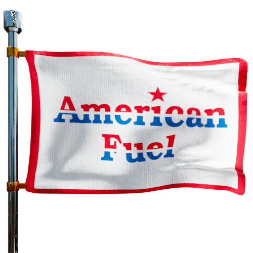 Photo of American Fuel Oil flag denoting best heating oil prices the company offers