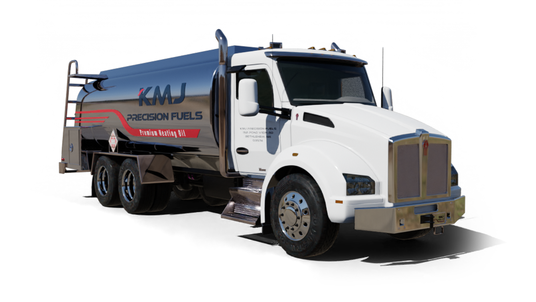 Heatly Oil truck Heatly Oil Truck in front of metro line