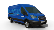 Flagship Fuel furnace repair van Photo of a Flagship Fuel furnace repair van