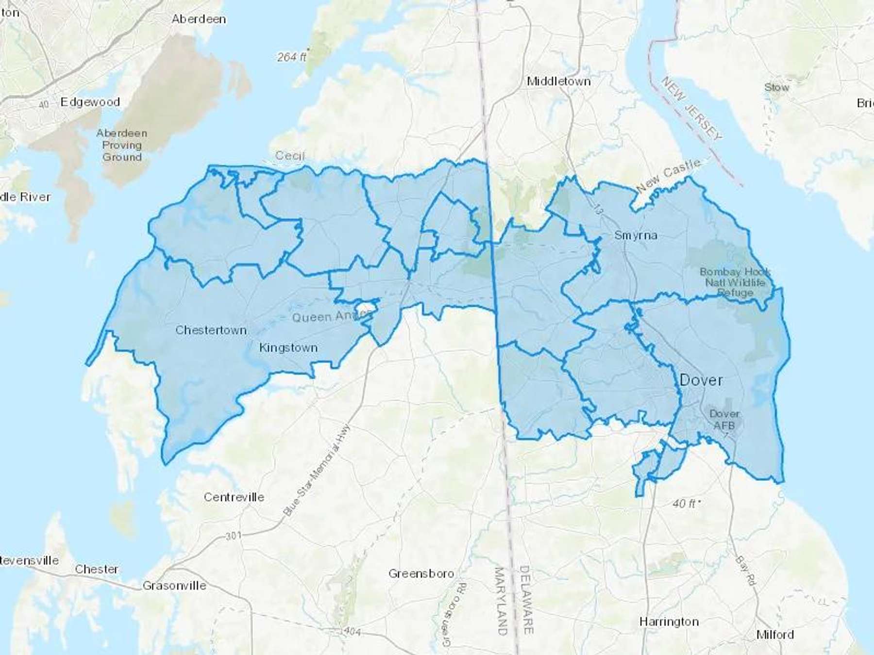 Biggs Fuel Company Inc Cash Heating Oil Delivery Map Map With The Biggs Fuel Company Inc Heating Oil Delivery Area Shaded In Blue