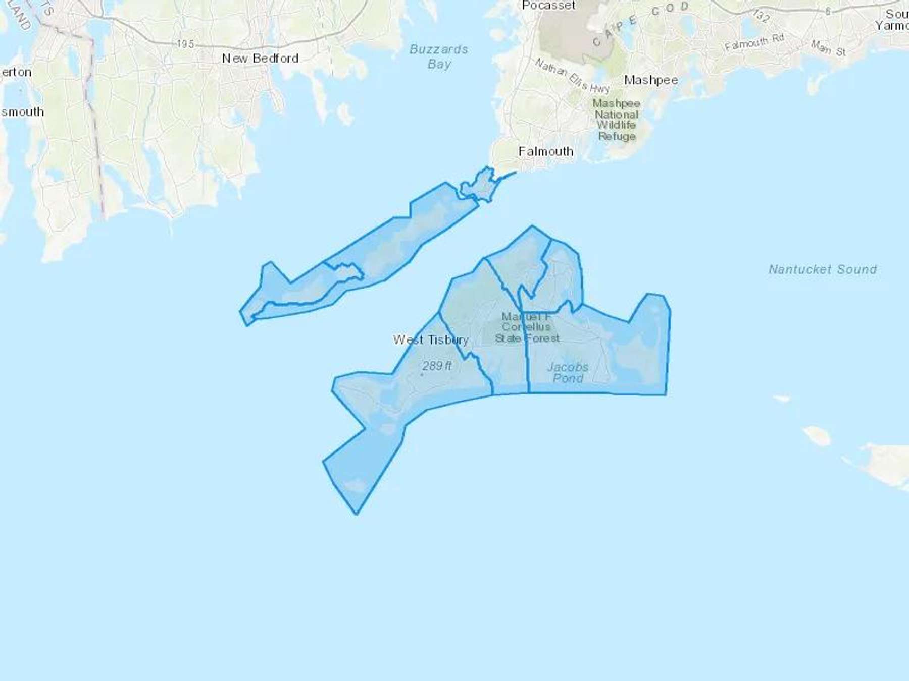 Rymes Cash Heating Oil Delivery Map Map With The Rymes Heating Oil Delivery Area Shaded In Blue