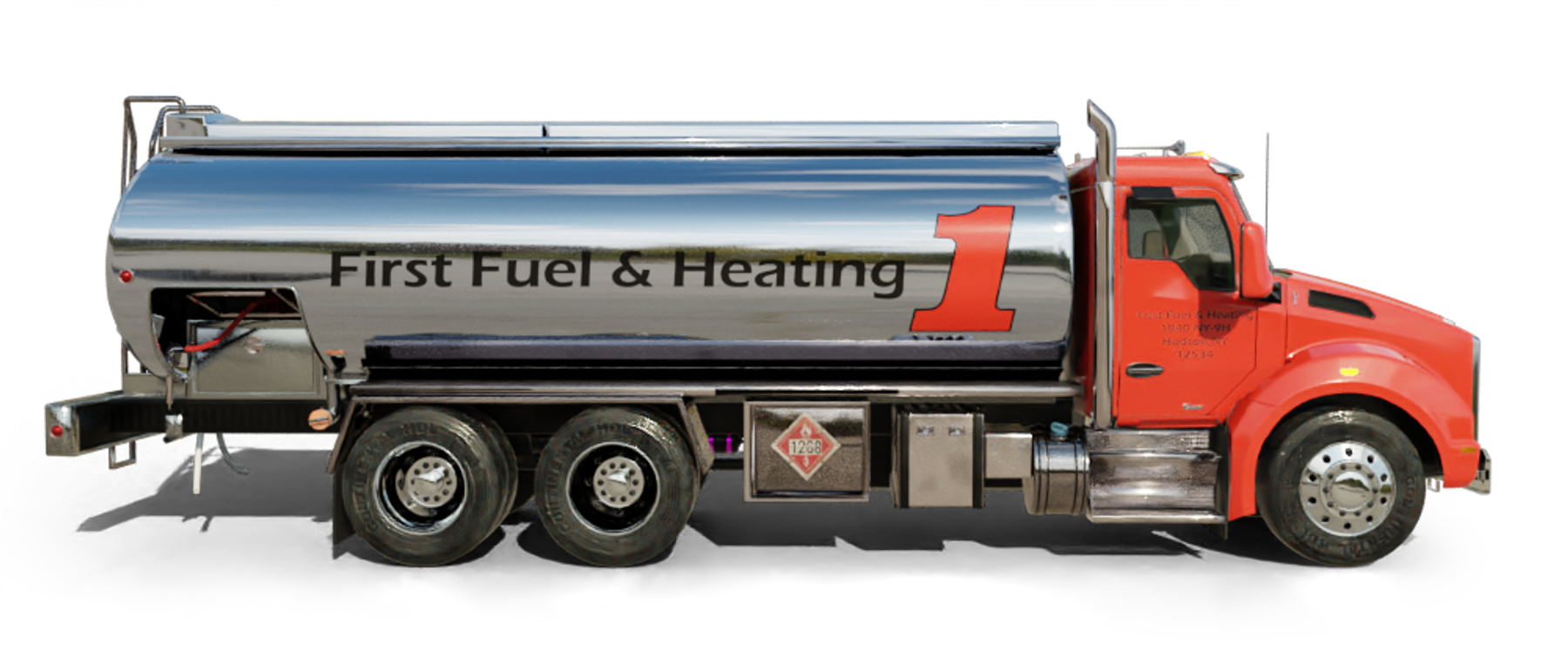 Napco Oil Heat Heating Oil Truck Napco Oil Heat residential home heating oil truck on North Village Ave in Rockville Centre, Long Island, New York delivering fuel oil.