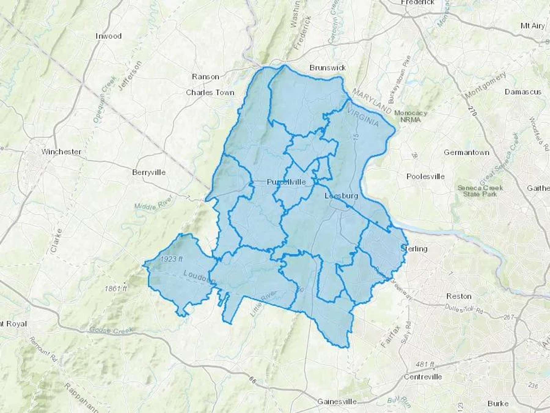Valley Energy Cash Heating Oil Delivery Map Map With The Valley Energy Heating Oil Delivery Area Shaded In Blue