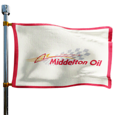 Middelton Oil Co Heating Oil Prices Flag Photo of Middelton Oil Co flag denoting best heating oil prices the company offers