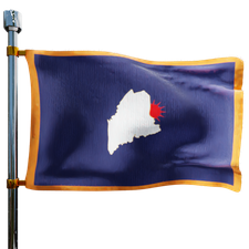 Maine Energy Inc Heating Oil Prices Flag Photo of Maine Energy Inc flag denoting best heating oil prices the company offers