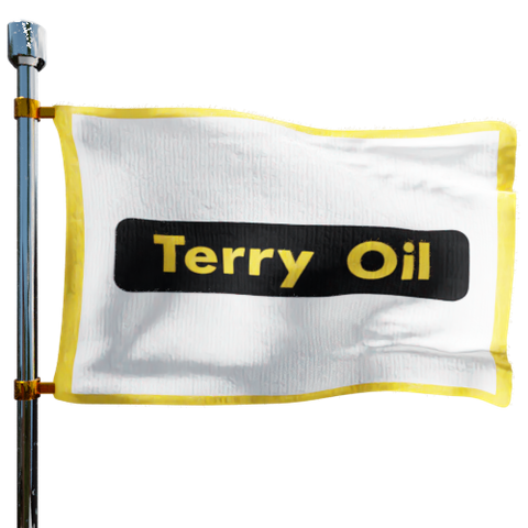 Terry Oil Co Heating Oil Prices Flag Photo of Terry Oil Co flag denoting best heating oil prices the company offers