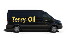 Terry Oil Co furnace repair van Photo of a Terry Oil Co furnace repair van