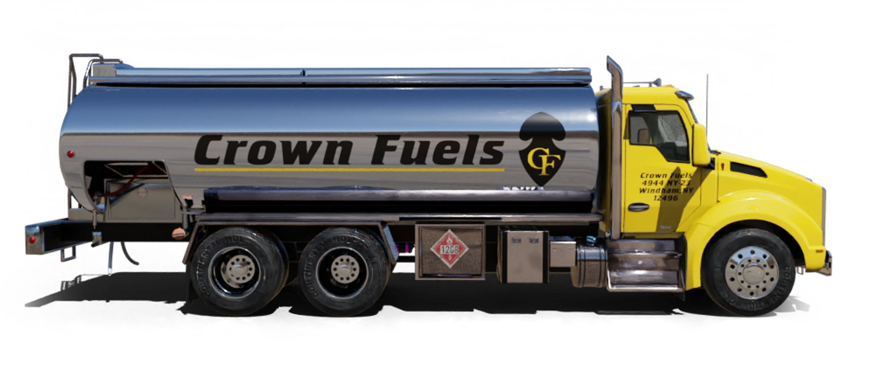 Dave & J Fuel Oil Heating Oil Truck Dave & J Fuel Oil residential home heating oil truck on Suffolk Ave in Brentwood, Long Island, New York delivering fuel oil.