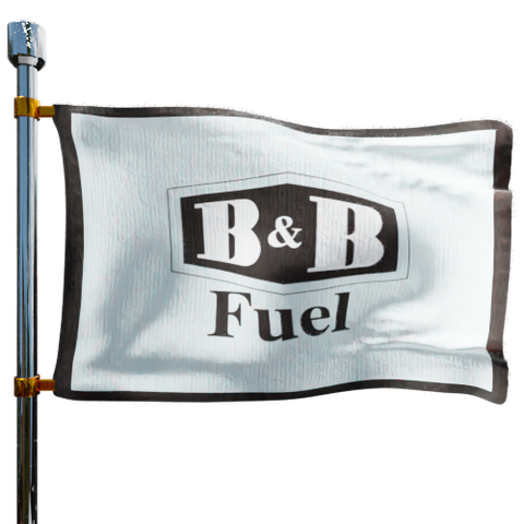B&B Fuel Heating Oil Prices Flag Photo of B&B Fuel flag denoting best heating oil prices the company offers