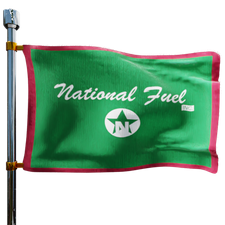 National Fuel Oil Inc Heating Oil Prices Flag Photo of National Fuel Oil Inc flag denoting best heating oil prices the company offers