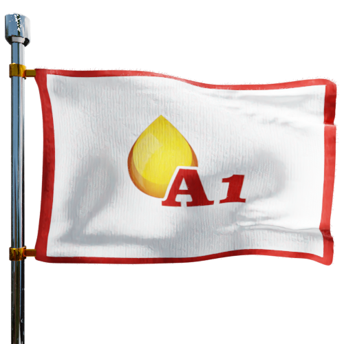 Photo of A-1 Oil flag denoting best heating oil prices the company offers