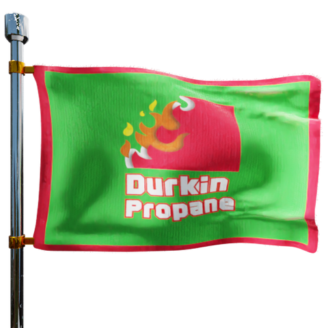 Durkin Propane Inc Heating Oil Prices Flag Photo of Durkin Propane Inc flag denoting best heating oil prices the company offers
