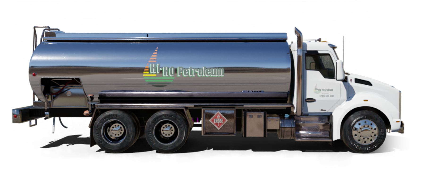 Abalene Plumbing & Heating Heating Oil Truck  Abalene Plumbing & Heating residential home heating oil truck at the intersection of Sunrise Highway and Hewlett Avenue in Merrick, Long Island, New York delivering fuel oil.