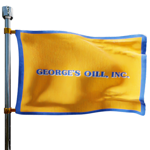 Georges Oil Co Heating Oil Prices Flag Photo of Georges Oil Co flag denoting best heating oil prices the company offers