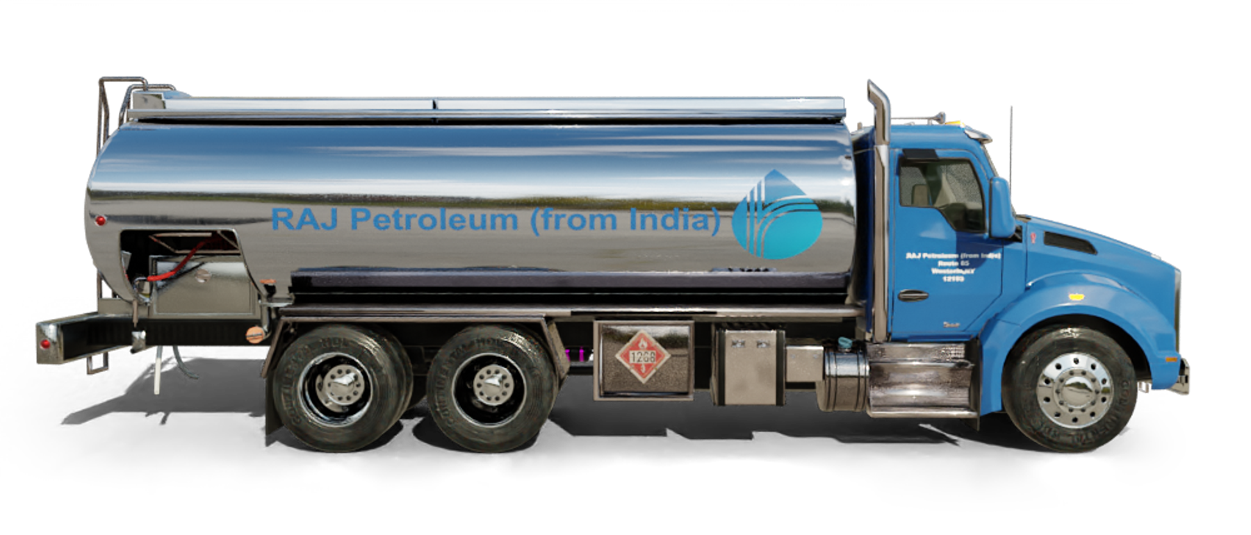 J & M Fuel Oil Heating Oil Truck  J & M Fuel Oil residential home heating oil truck at the LIRR station in Brentwood, Long Island, New York delivering fuel oil.