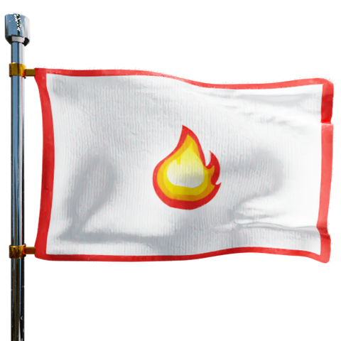 Lou's Oil Service Heating Oil Prices Flag Photo of Lou's Oil Service flag denoting best heating oil prices the company offers