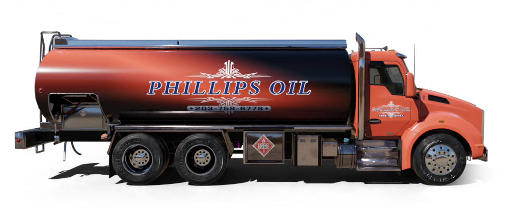 Heatly Oil truck  Heatly Oil Truck in front of metro line