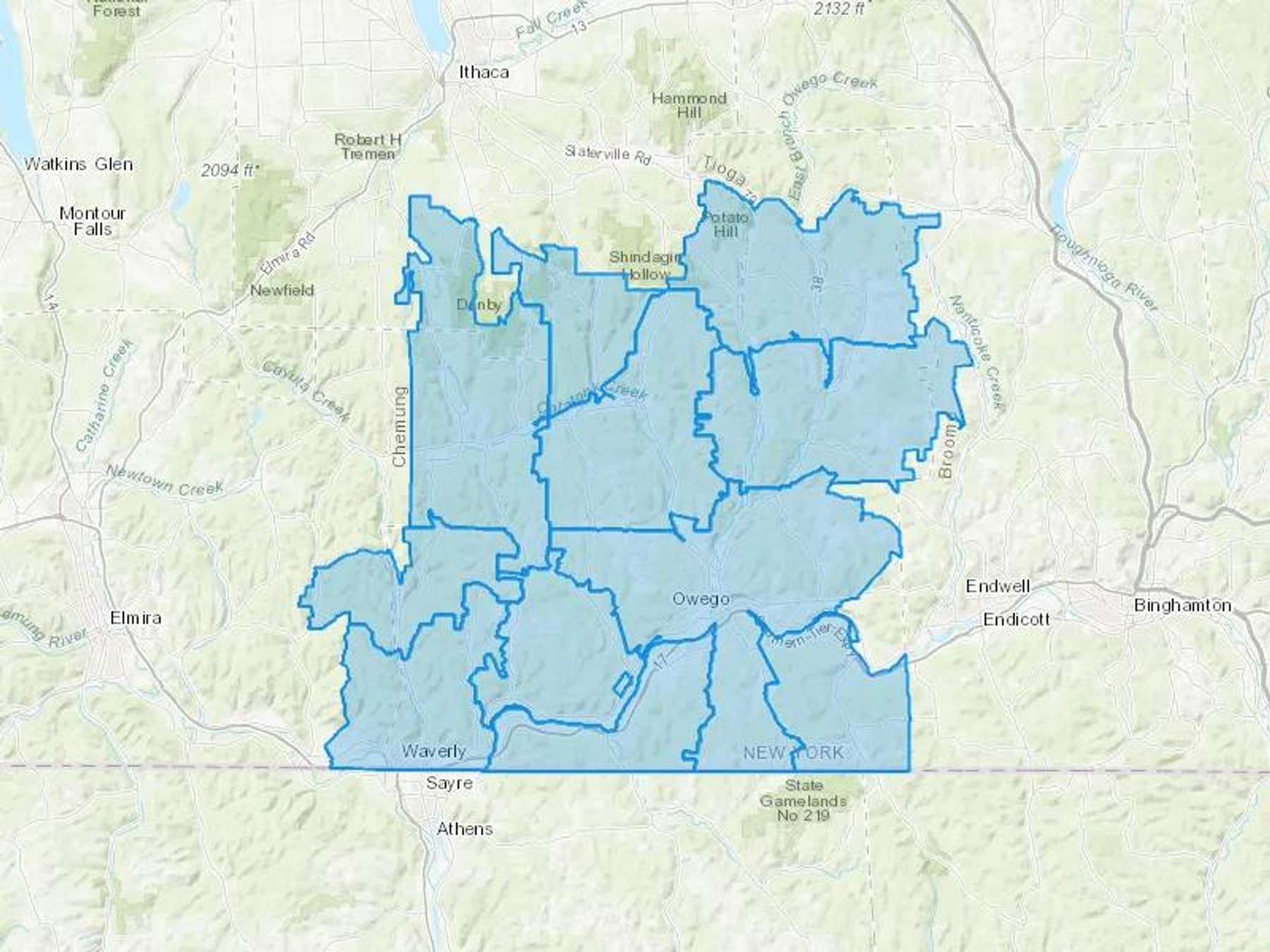 Scott Smith & Son Inc Cash Heating Oil Delivery Map Map With The Scott Smith & Son Inc Heating Oil Delivery Area Shaded In Blue