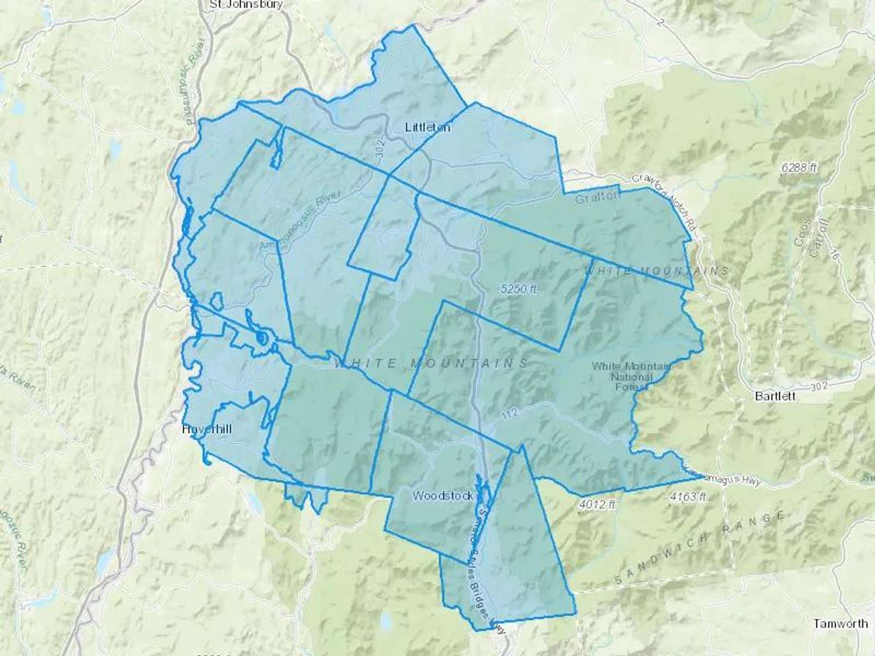 Presby Energy Inc Cash Heating Oil Delivery Map Map With The Presby Energy Inc Heating Oil Delivery Area Shaded In Blue
