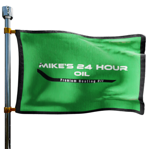 Mike's 24 Hour Oil burner service cash heating oil price logo