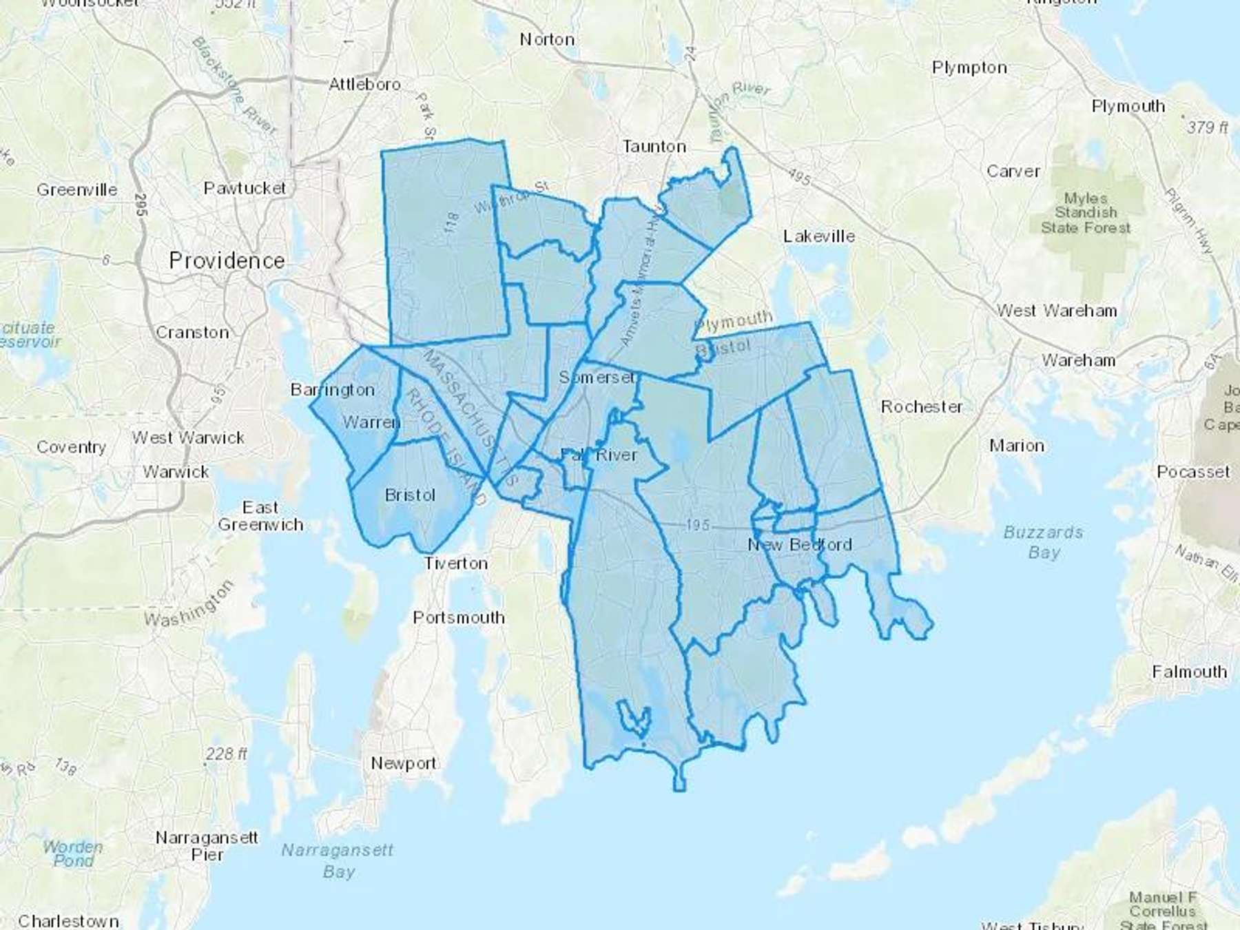 Mike's 24 Hour Oil burner service Cash Heating Oil Delivery Map Map With The Mike's 24 Hour Oil burner service Heating Oil Delivery Area Shaded In Blue