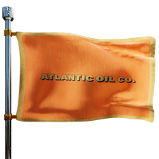 Atlantic Oil Co Heating Oil Prices Flag Photo of Atlantic Oil Co flag denoting best heating oil prices the company offers