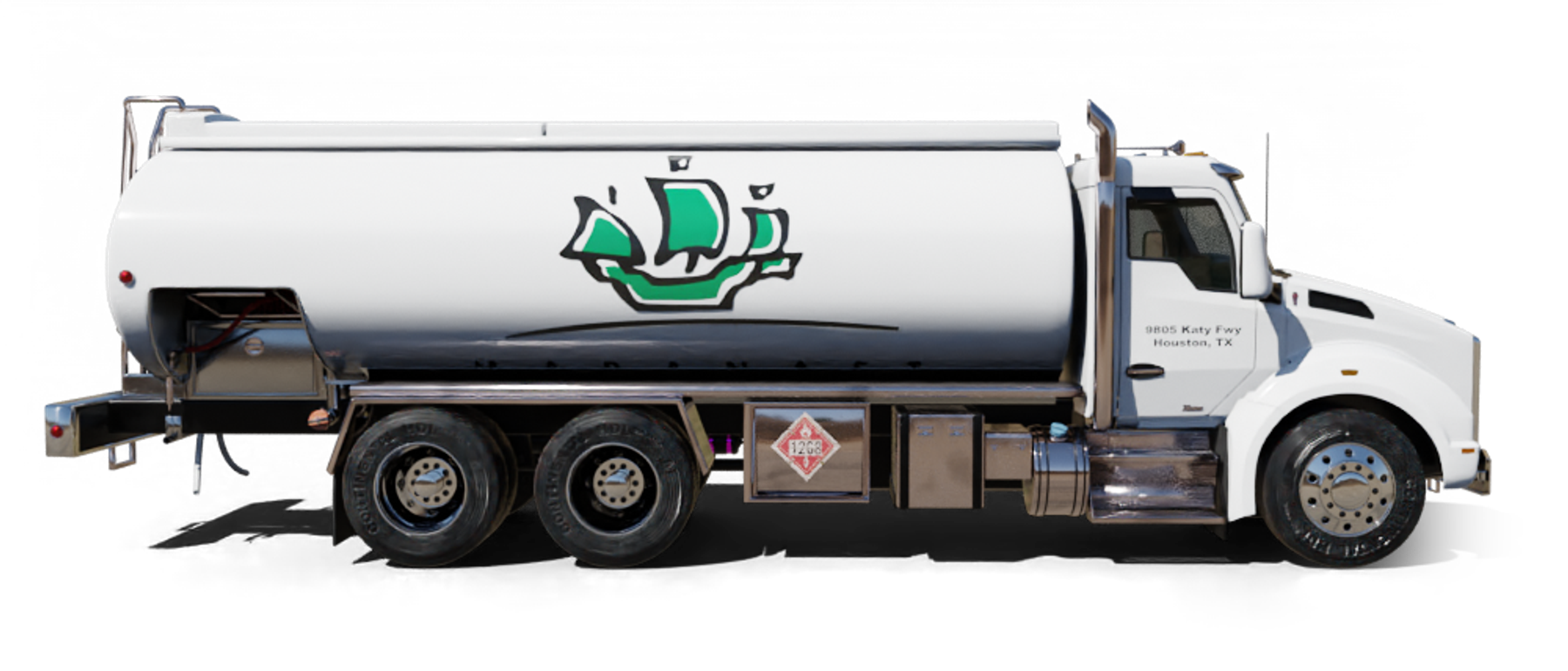Heatly Oil truck Heatly Oil Truck in front of metro line