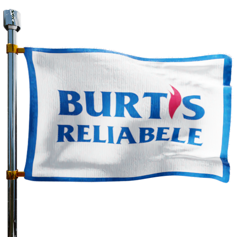 Burt's Reliable Inc Heating Oil Prices Flag Photo of Burt's Reliable Inc flag denoting best heating oil prices the company offers