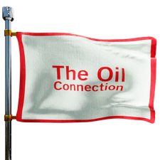 The Oil Connection Heating Oil Prices Flag Photo of The Oil Connection flag denoting best heating oil prices the company offers