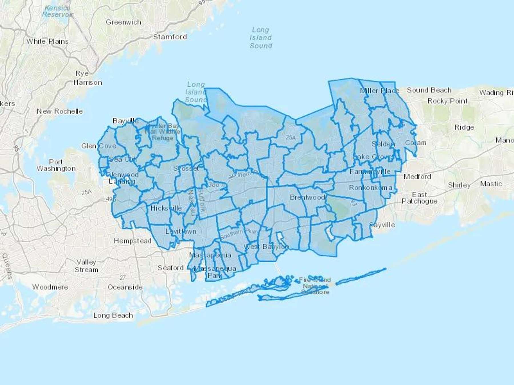 Heidt Fuel Oil Inc Cash Heating Oil Delivery Map Map With The Heidt Fuel Oil Inc Heating Oil Delivery Area Shaded In Blue